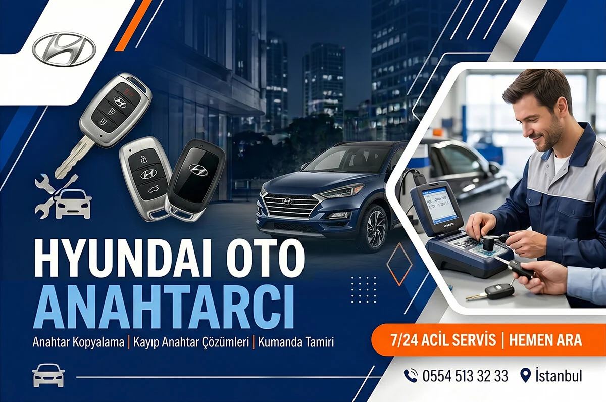 hyundai oto anahtarcı istanbul