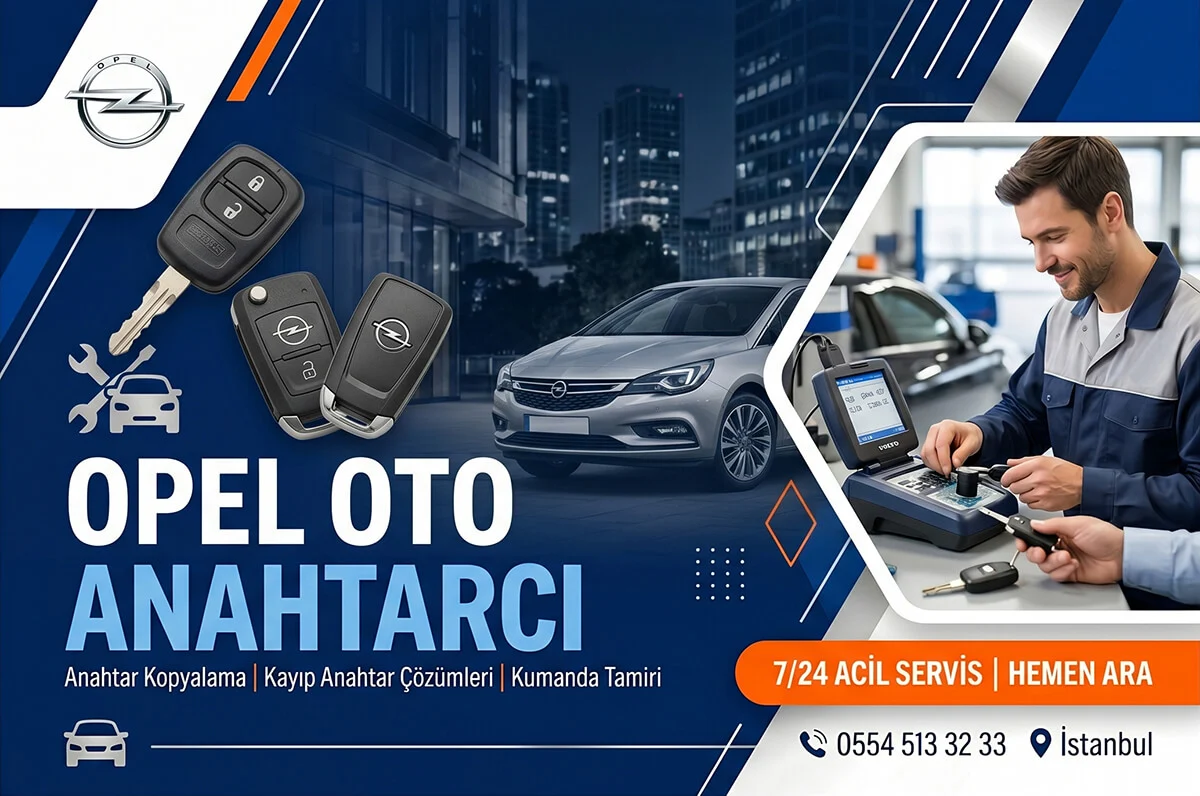 Opel oto anahtarcı istanbul