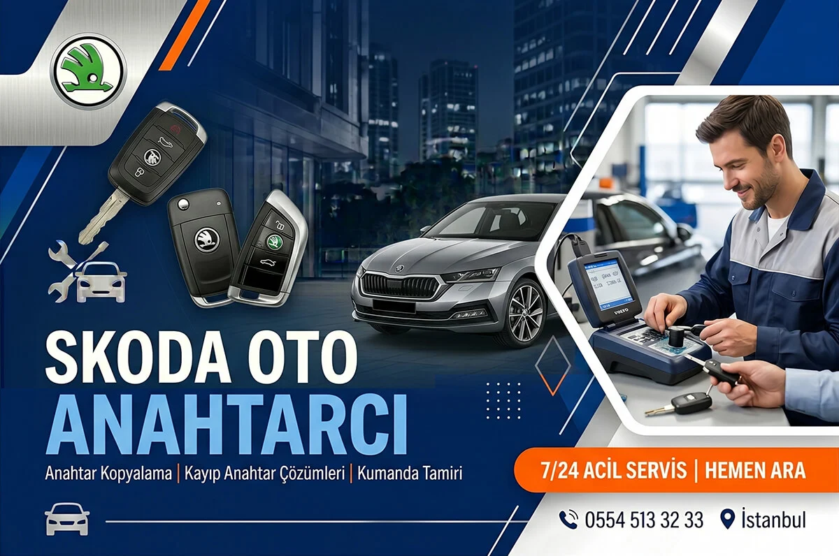 skoda oto anahtarcı istanbul
